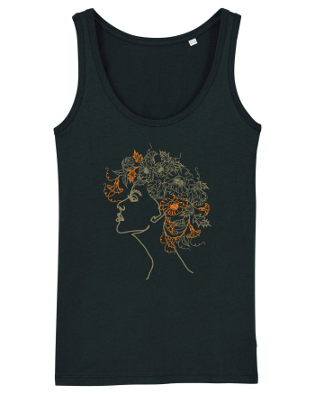 Nymph - Woman Silhouette 3 Black