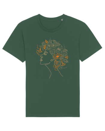 Nymph - Woman Silhouette 3 Bottle Green