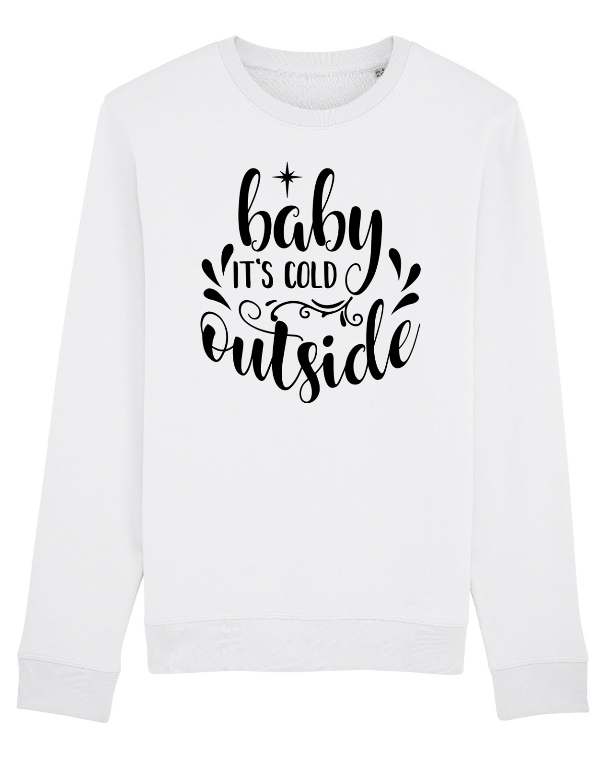 Bluză mânecă lungă Unisex Rise White