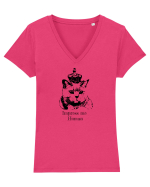 Royal Cat  Tricou mânecă scurtă guler V Damă Evoker