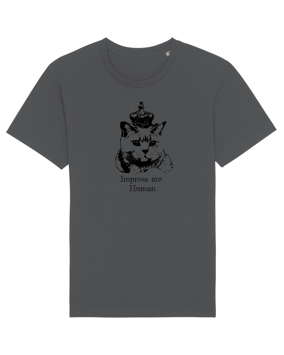 Tricou mânecă scurtă Unisex Rocker Anthracite