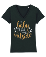 E frig afară Tricou mânecă scurtă guler V Damă Evoker