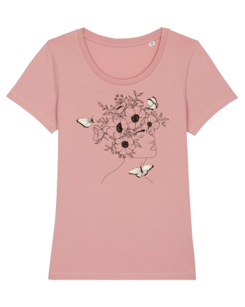 Nymph - Woman Silhouette 12 Canyon Pink