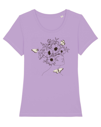 Nymph - Woman Silhouette 12 Lavender Dawn