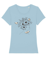 Nymph - Woman Silhouette 12 Tricou mânecă scurtă guler larg fitted Damă Expresser
