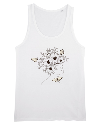Nymph - Woman Silhouette 12 White