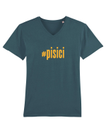#pisici Tricou mânecă scurtă guler V Bărbat Presenter