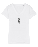 Trapped - part 3 Tricou mânecă scurtă guler V Damă Evoker