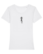 Trapped - part 3 Tricou mânecă scurtă guler larg fitted Damă Expresser