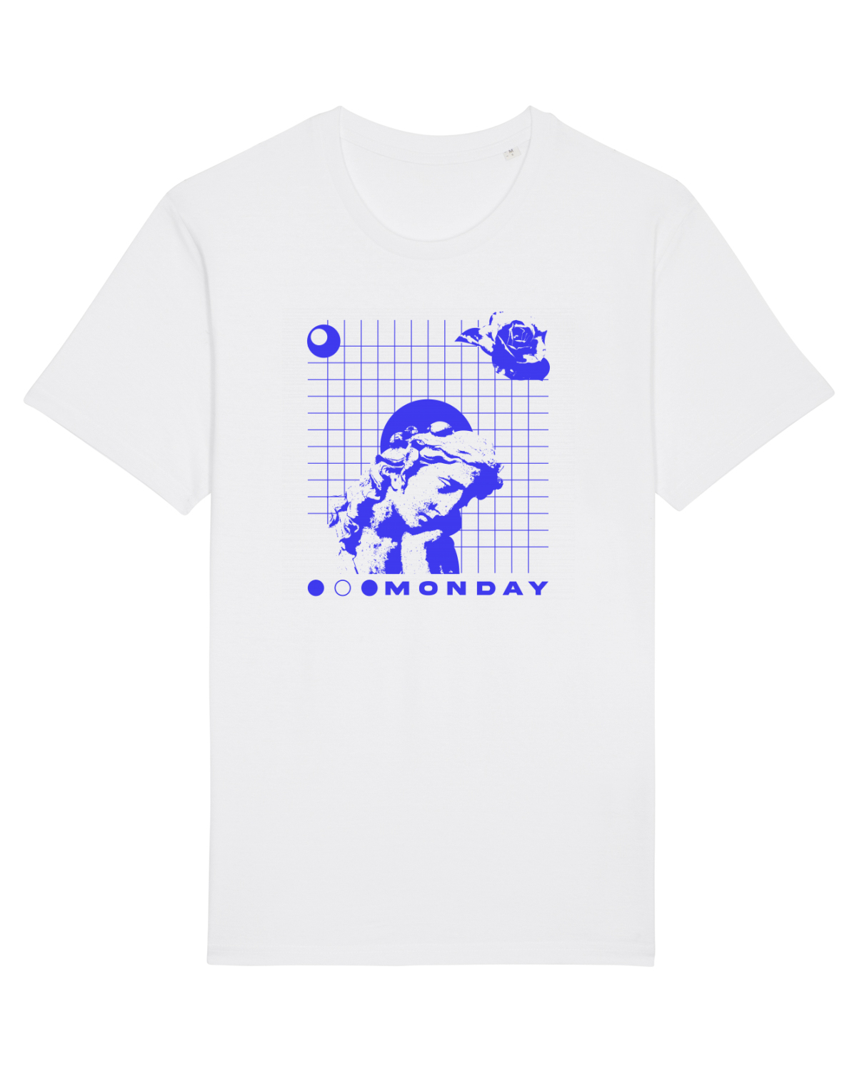 Tricou mânecă scurtă Unisex Rocker White