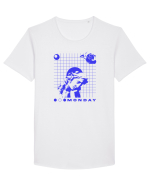 Monday Tricou mânecă scurtă guler larg Bărbat Skater