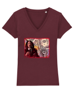 rage against the machine Tricou mânecă scurtă guler V Damă Evoker