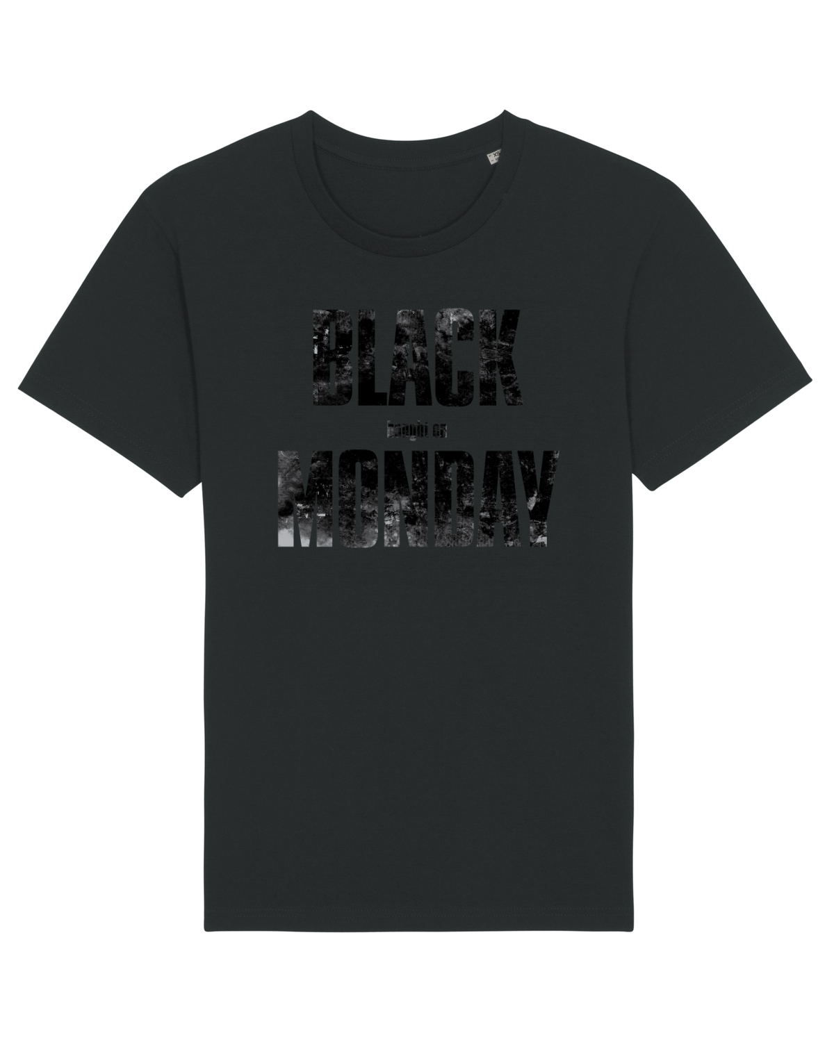 Tricou mânecă scurtă Unisex Rocker Black