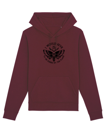 Moth, loving the flame Burgundy