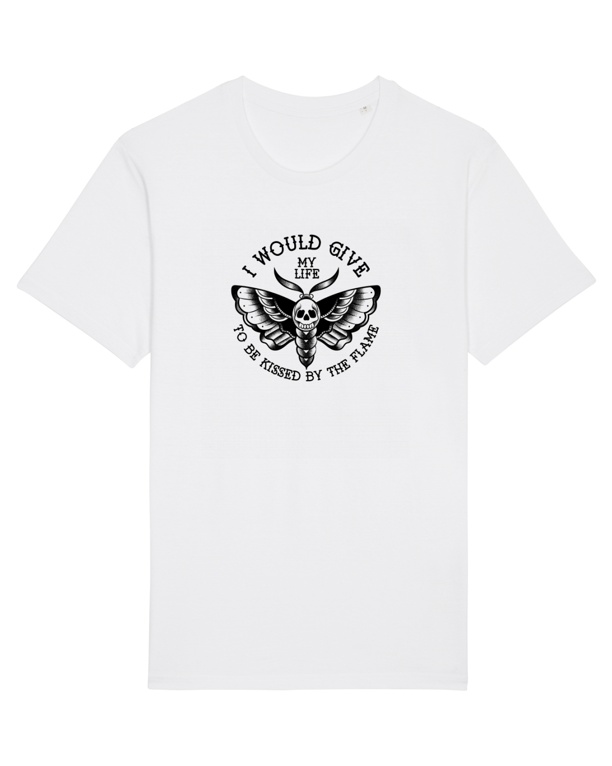 Tricou mânecă scurtă Unisex Rocker White