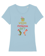 Wrong Christmas Gift 1 Tricou mânecă scurtă guler larg fitted Damă Expresser
