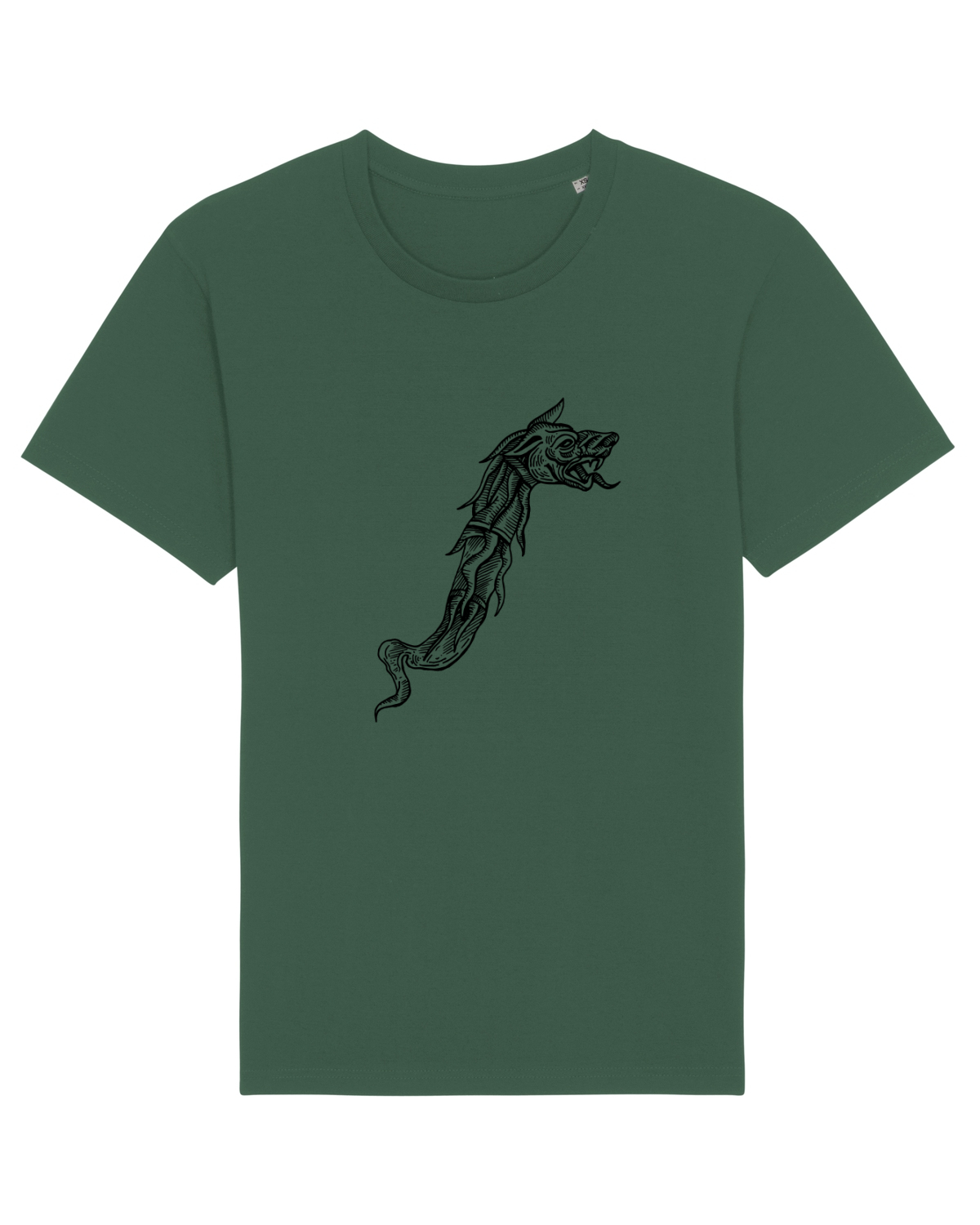 Tricou mânecă scurtă Unisex Rocker Bottle Green