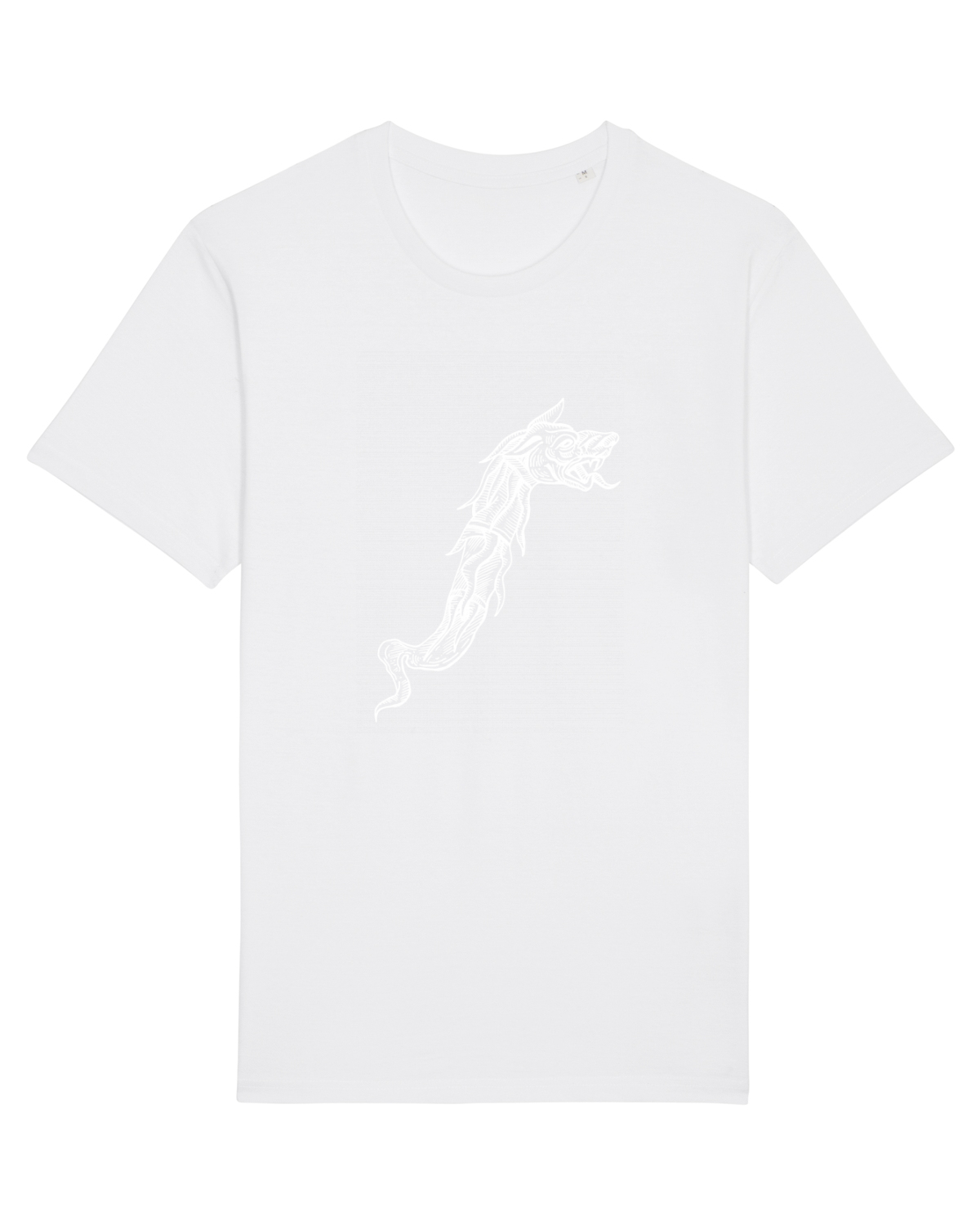 Tricou mânecă scurtă Unisex Rocker White