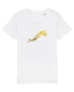 Simboluri dacice - Lupul 5. Tricou mânecă scurtă  Copii Mini Creator