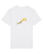 Simboluri dacice - Lupul 5. Tricou mânecă scurtă Unisex Rocker