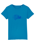 Simboluri dacice - Lupul 7. Tricou mânecă scurtă  Copii Mini Creator