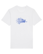 Simboluri dacice - Lupul 7. Tricou mânecă scurtă Unisex Rocker
