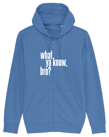 what ya know, bro? Bright Blue