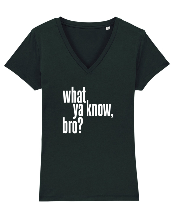 what ya know, bro? Black