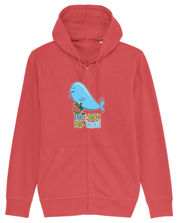 Take a break for a Whale Carmine Red