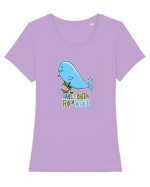 Take a break for a Whale Tricou mânecă scurtă guler larg fitted Damă Expresser