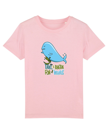 Take a break for a Whale Cotton Pink