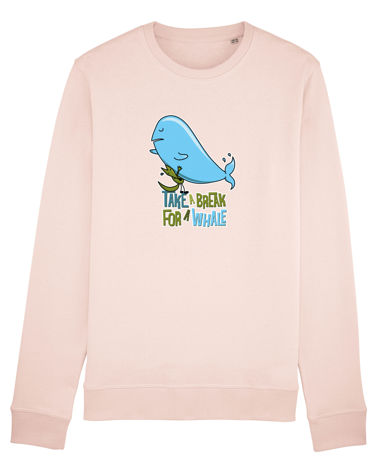 Bluză mânecă lungă Unisex Rise Candy Pink