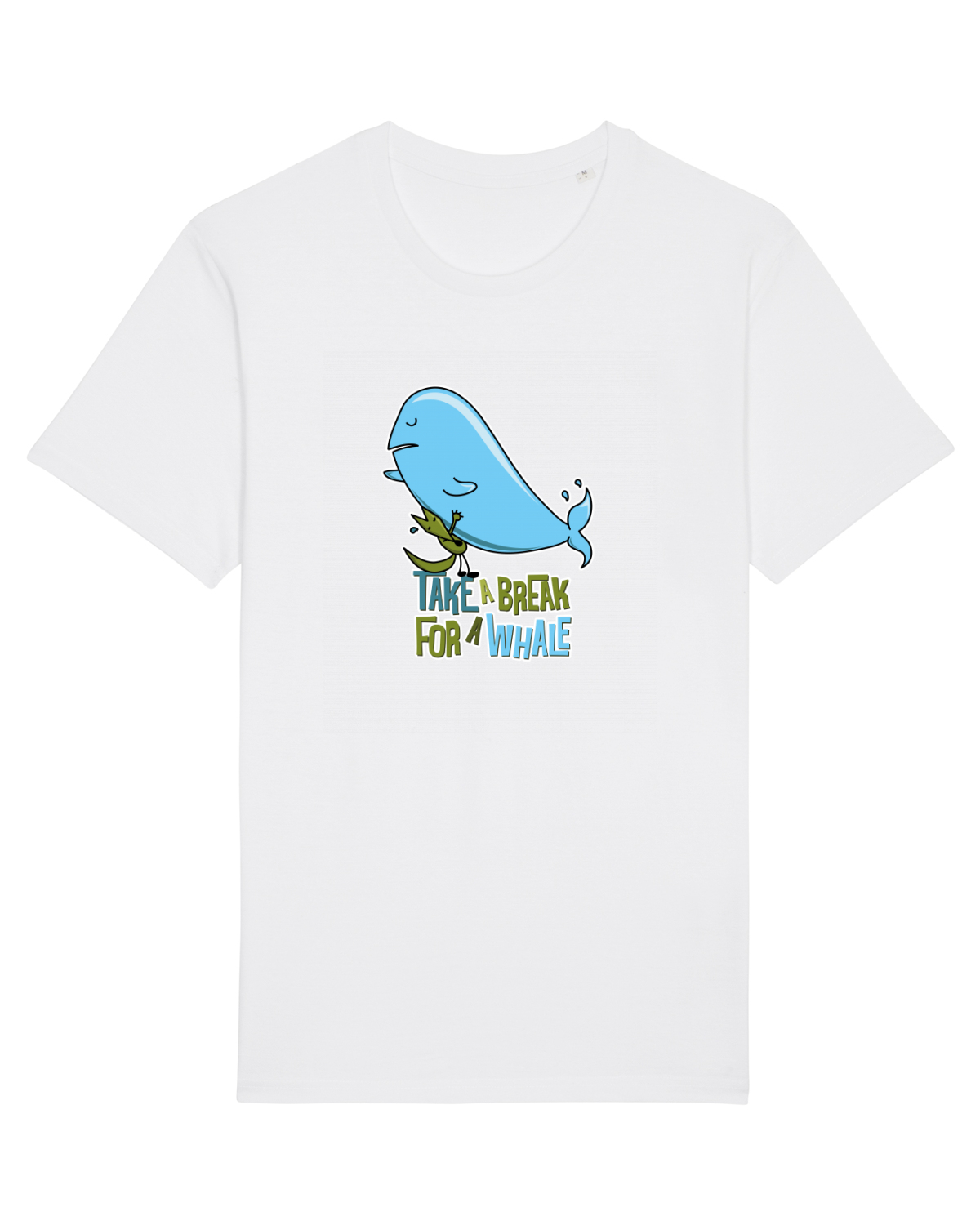 Tricou mânecă scurtă Unisex Rocker White