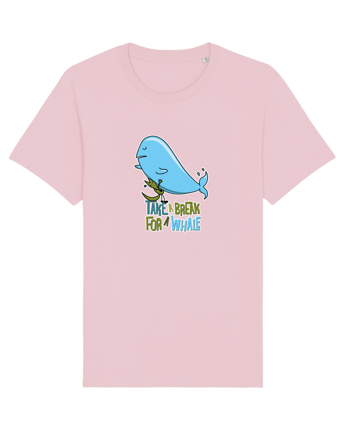 Tricou mânecă scurtă Unisex Rocker Cotton Pink