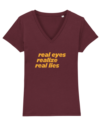 real eyes realize real lies Burgundy