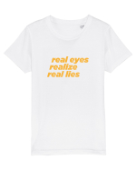 real eyes realize real lies Tricou mânecă scurtă  Copii Mini Creator