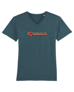 I LOVE Caracal Tricou mânecă scurtă guler V Bărbat Presenter