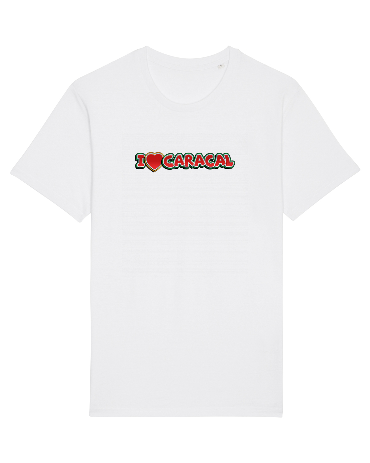 Tricou mânecă scurtă Unisex Rocker White
