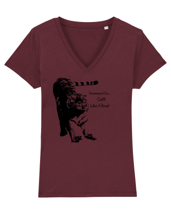 Yoga Tiger Burgundy