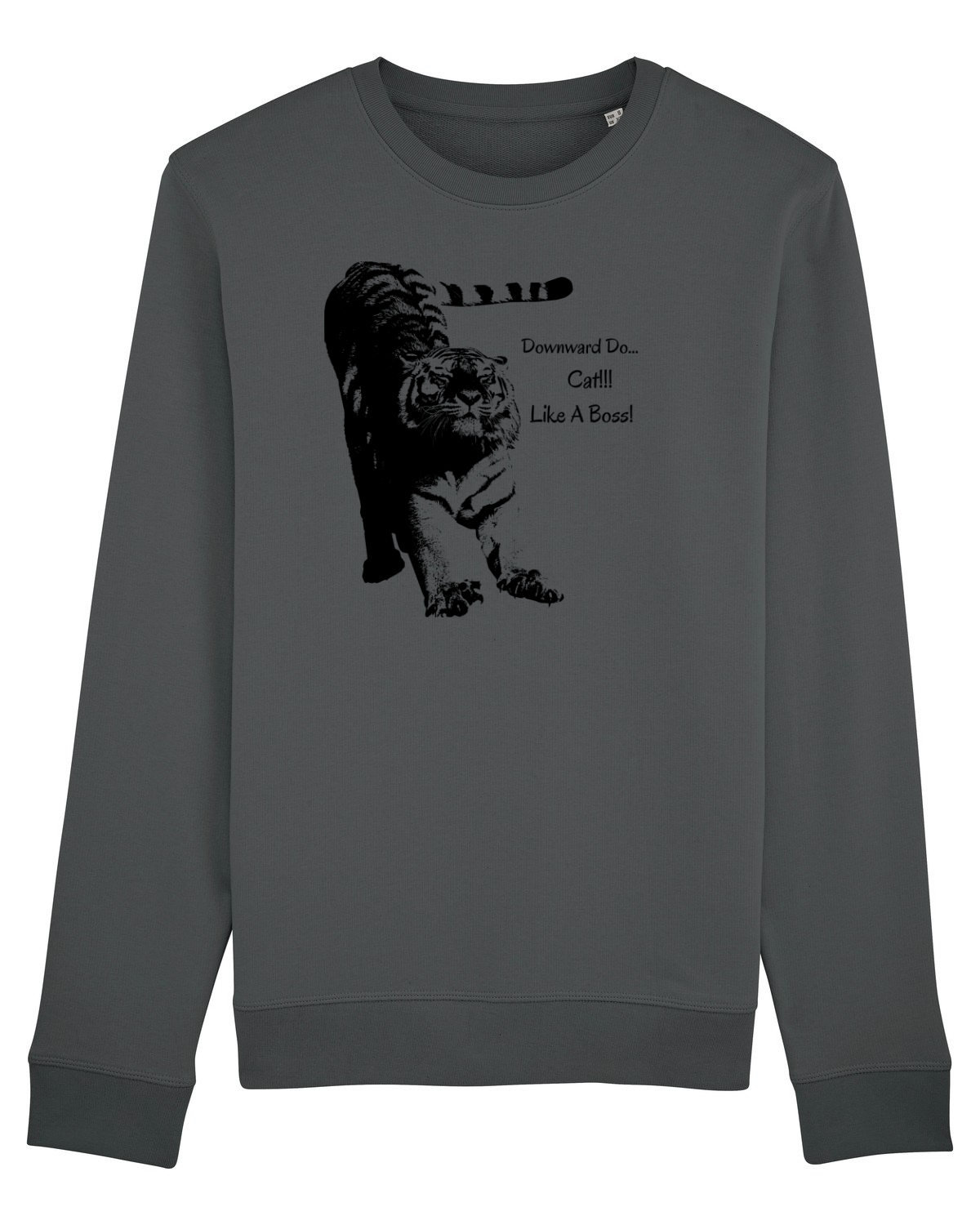 Bluză mânecă lungă Unisex Rise Anthracite