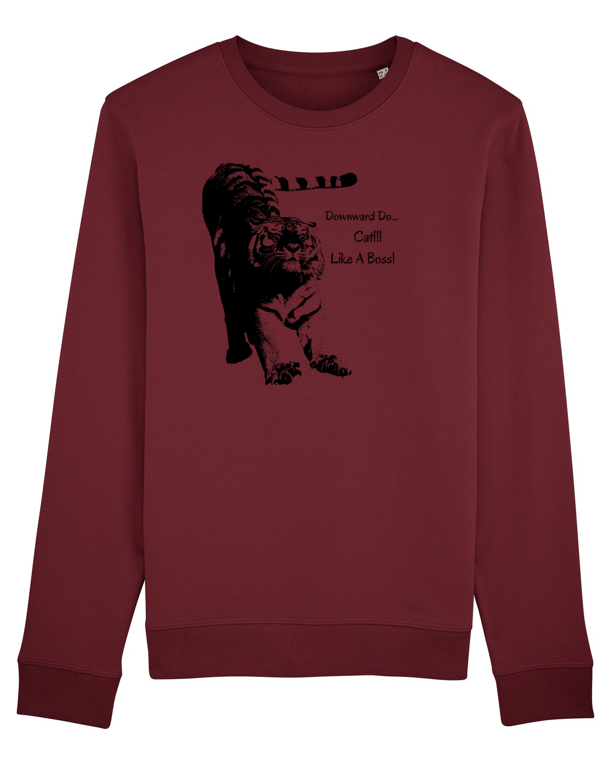 Bluză mânecă lungă Unisex Rise Burgundy