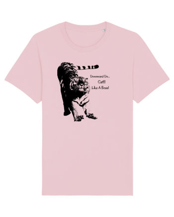 Yoga Tiger Cotton Pink