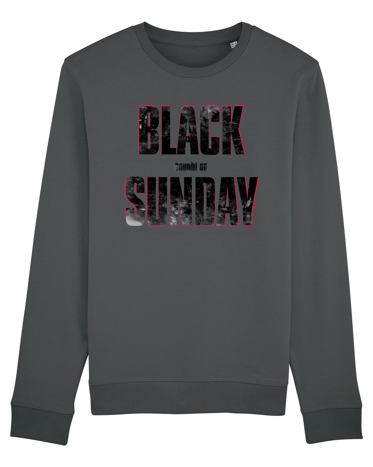 Bluză mânecă lungă Unisex Rise Anthracite