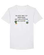 Quarantine Tricou mânecă scurtă guler larg Bărbat Skater
