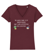 Quarantine Tricou mânecă scurtă guler V Damă Evoker
