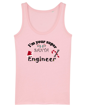 Santa Engineer Cotton Pink