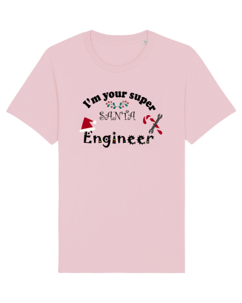 Santa Engineer Cotton Pink