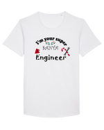 Santa Engineer Tricou mânecă scurtă guler larg Bărbat Skater