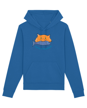 Cute cat Royal Blue