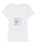 Medicina Tricou mânecă scurtă guler V Damă Evoker